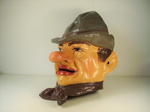 Antike seltene faschingsmaske - antike,