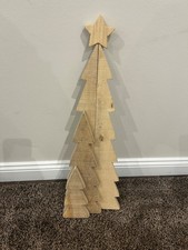 Deko-Weihnachtsbaum Holz „Cottage Style“ by Casa Nova – ca. 61 cm – Holzoptik