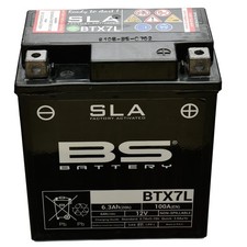 BS Batterie 12V 6AH YTX7L- Gel -Battery (für: SYM Husky 125 N125A-6 95-05 )