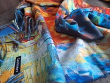 Neu,Damen Schal Cashmere/Kaschmir .Wow...Farbexplosion 