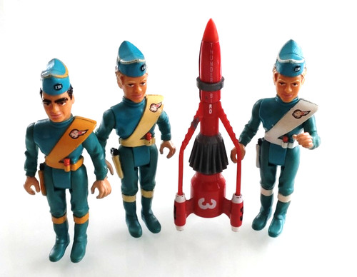 Thunderbirds vintage figuren - thunderbirds,