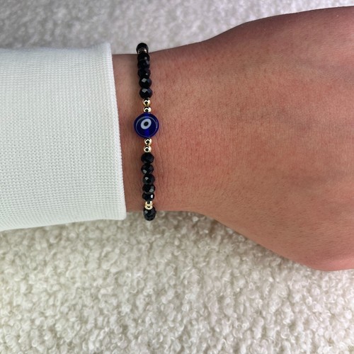 Schwarz böses auge - böses, armband