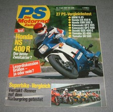 PS 7/1985 Honda NS 400 R, Moto Guzzi Le Mans IV, 850 T Gespann, XL 600 LM