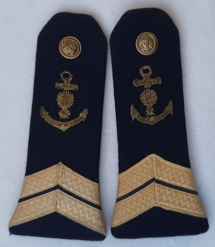 Gold bestickte schulterklappen - gold,