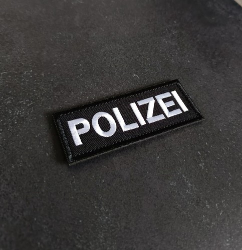 Polizei patch mit klett - polizei,