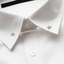  2 Pcs Hemd Kragen Klammer