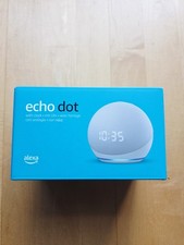 Amazon Echo Dot (4. Generation) mit Uhr - Alexa - Weiß - NEU & OVP -