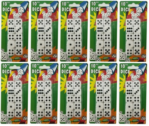 Spielwürfel weiß 15mm