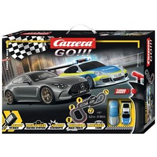 Carrera Go Starter Set Chase 'n Race Porsche Polizei 5,3m Looping & Steilkurve