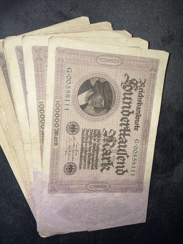 100000 mark reichsbanknote - 100000,