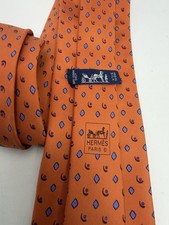 Hermes 100% Silk Men’s Tie