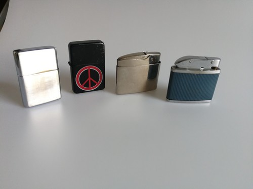 Vier feuerzeuge zippo rowenta - vier, zippo,