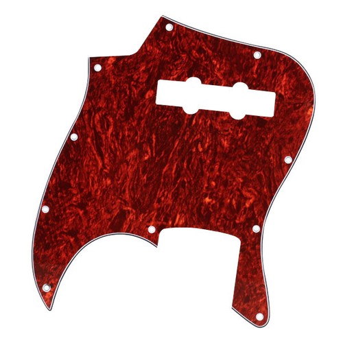 Red tortoise shell pickguard - red,