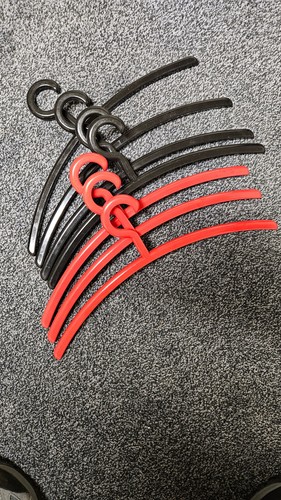 Kleiderbügel retro schwarz - kleiderbügel, 4x