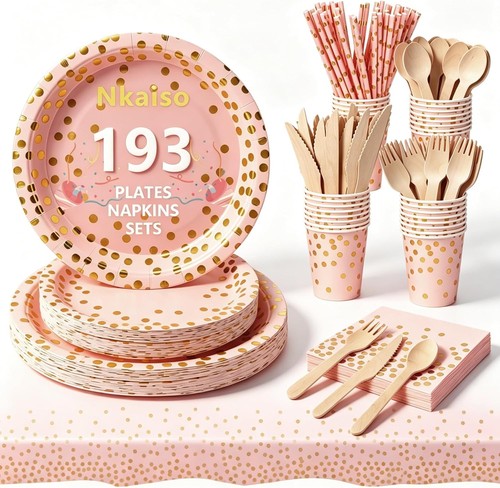 Pappteller set 193 stück - set,