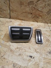 für AUDI AUTOMATIK A6 C6 4F S6 PEDALSET PEDALE PEDALKAPPEN FUßSTÜTZE ABDECKUNG