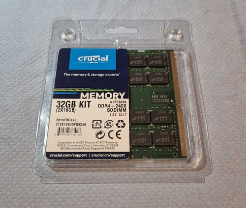 32gb crucial ram ddr4 2400 - ram, 2x