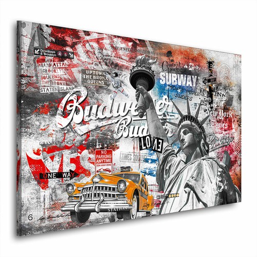 Acrylglas wandbild new york - new,