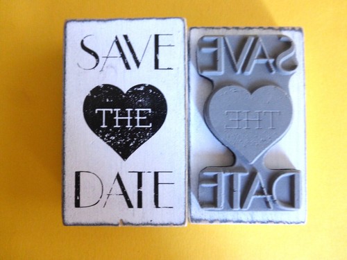 Motivstempel save the - save, date