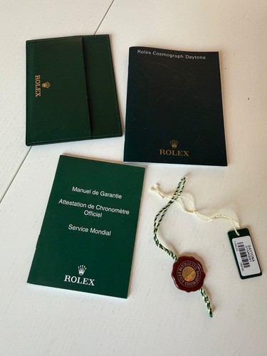 Rolex daytona booklet manual - booklet/manual,