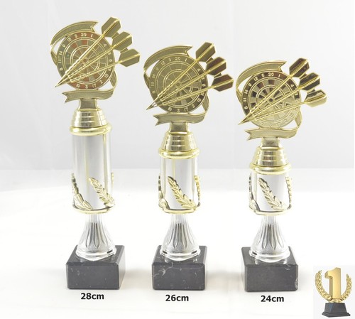 Dart trophäe pokal 3er set - trophäe,