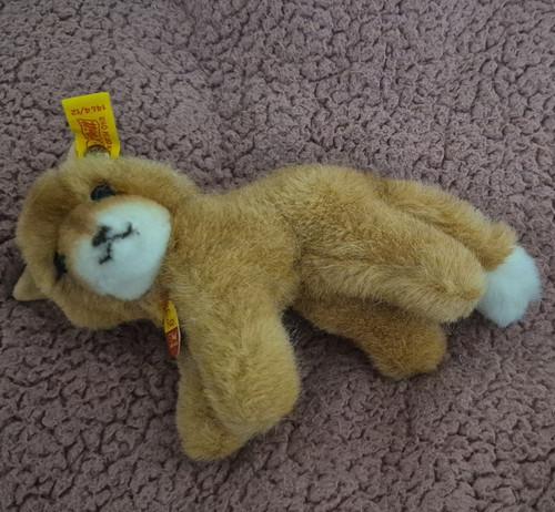 Steiff fuzzy fuchs stoff - fuzzy, &