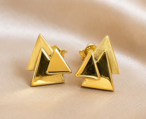 Moderne vintage ohrstecker - vintage-ohrstecker, aus