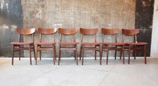 6 x Vintage Teak Esszimmerstühle 60er Danish Mid-Century 60s Dining Chairs