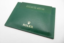 Rolex Kartenetui und Booklet