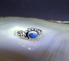 Ring Silber 925 Achat blau