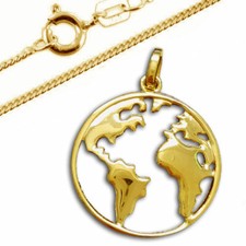 Anhänger Weltkarte mit