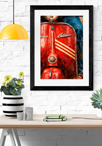 Adidas vespa rot filmposter - adidas,