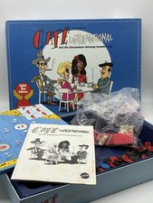 ‼️ CAFÉ INTERNATIONAL Mattel Brettspiel Gesellschaftsspiel 1989 Unvollständig ‼️