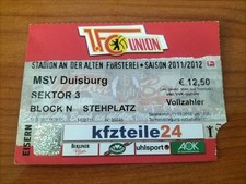 Sammler Ticket 11/12 1.FC