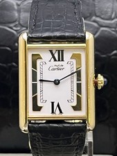 Cartier tank vermeil 23x30mm - vermeil,