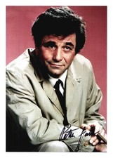 Peter Falk Autogrammkarte
