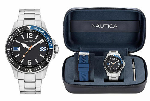 Herrenuhr nautica stahl - herrenuhr,