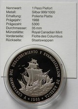 DOM. REPUBLIK: 1 Peso 1988