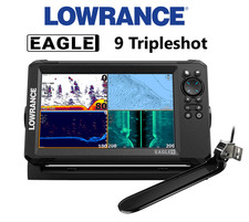 ✅ Lowrance EAGLE 9 mit TripleShot HD Echolot Geber & Basiskarte, Fishfinder ✅