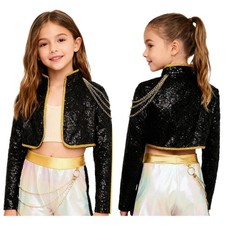 DE Mädchen Jacke Pailletten