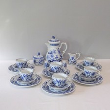 Hutschenreuther - Zwiebelmuster - 23 teiliges Kaffeeservice für 6 Personen