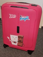 Samsonite Trolley Essens, Spinner, Koffer, Handgepäck,  Hibiscus  red, 55/40/20