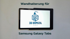 Samsung Tablet Wandhalterung | für Kabelverlegung Unterputz oder Aufputz