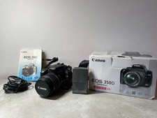 Canon SLR digital EOS 350D + Objektiv EF-S 18-55 1:3,5-5,6 II Zoom-Lens + CF 8GB