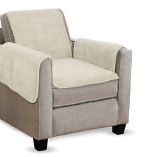 Sesselschoner Öko-Tex Sesselauflage Sesselüberwurf Überwurf Sessel LammflorOptik