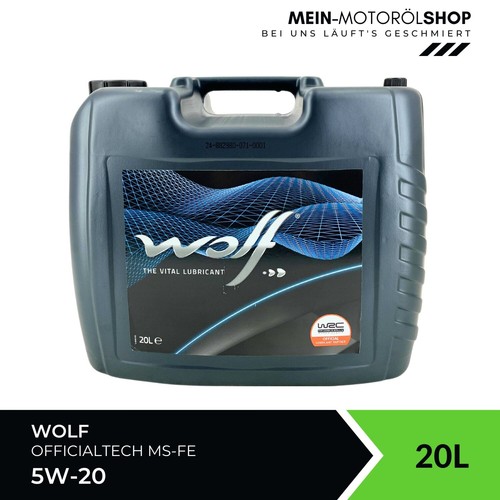 Wolf officialtech 20 - wolf, 5w-20