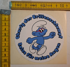 Aufkleber "Charly der Brillenschlumpf", 80er Jahre