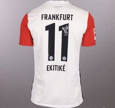 Hugo Ekitike Trikot signiert + getragen - Matchworn Eintracht Frankfurt