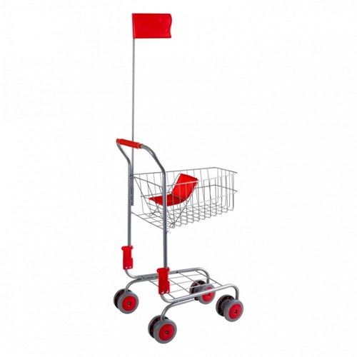 Einkaufswagen silber - -,