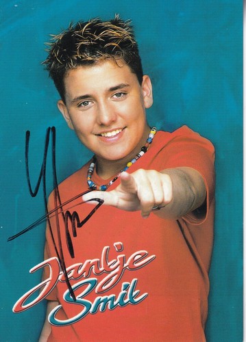 Autogramm jantje smit - autogramm,